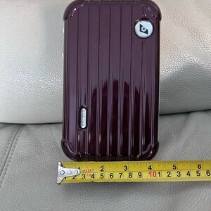 RIMOWA Deep Burgundy Compact cosmetic Case